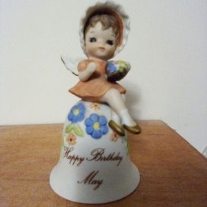 Vintage George Good Happy Birthday Month of May Bell